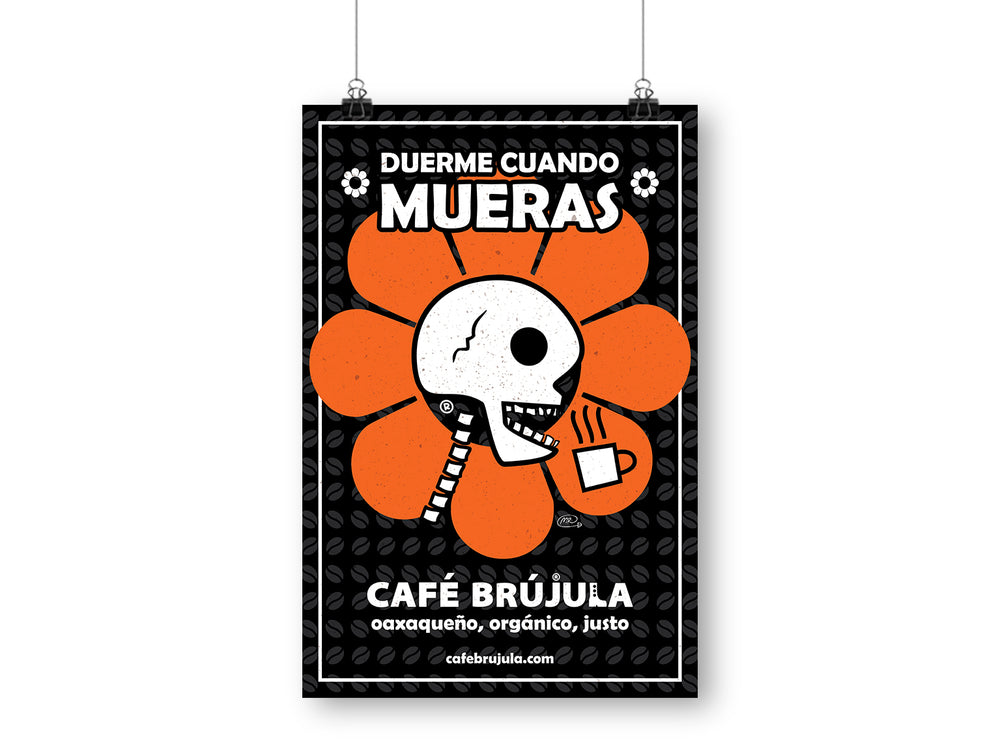 Poster Calavera - Café Brújula