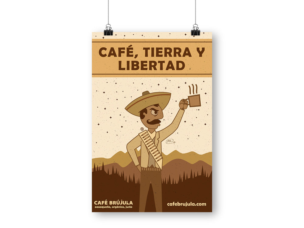 Poster Zapata - Café Brújula